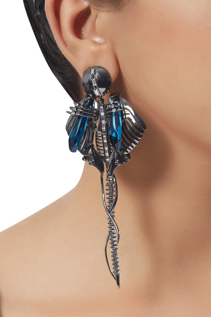 Chrysalis Statement Long Earrings 