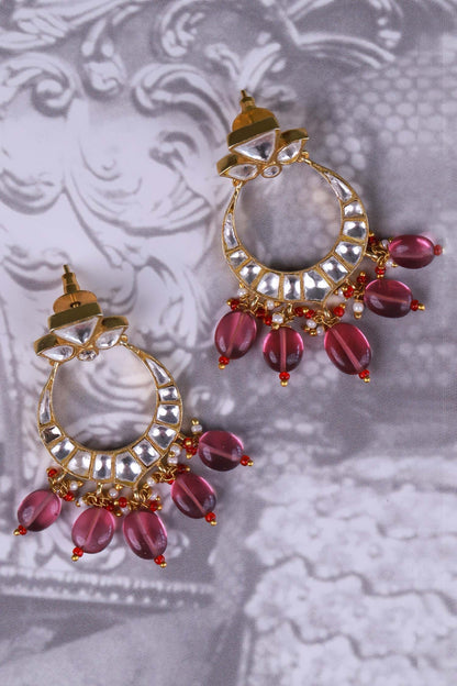 Polki Embellished Chandbalis 