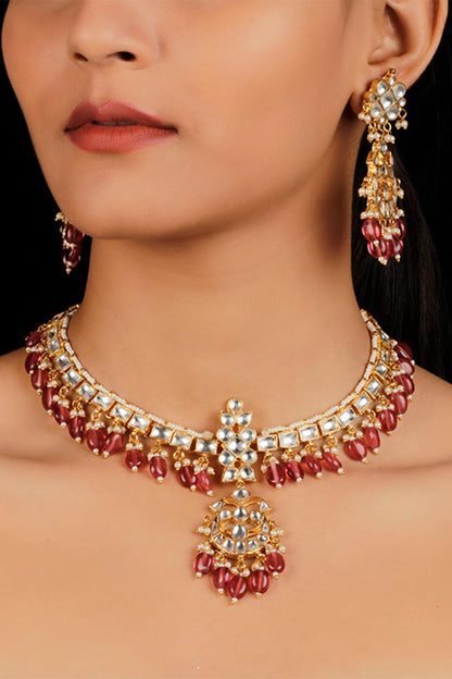 Kundan Pendant Choker Set 