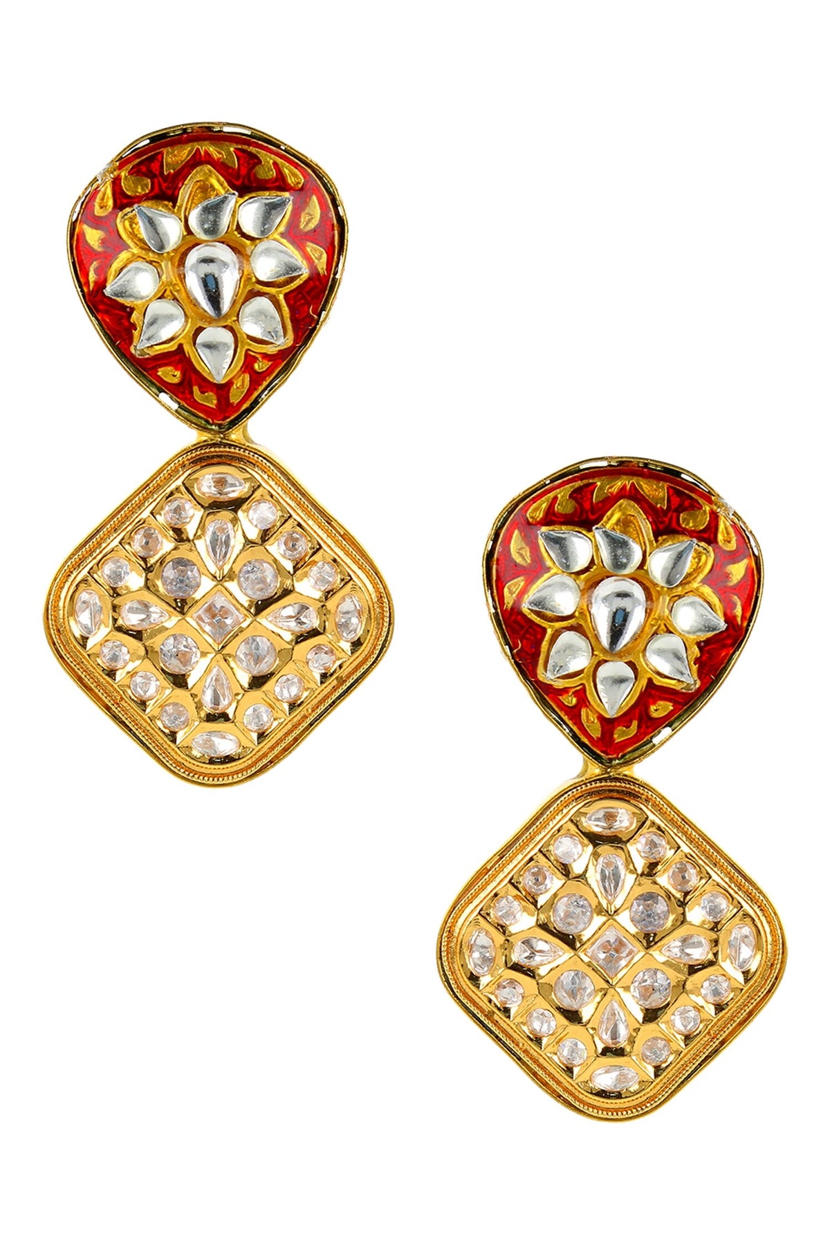 Oval Shaped Earrings 