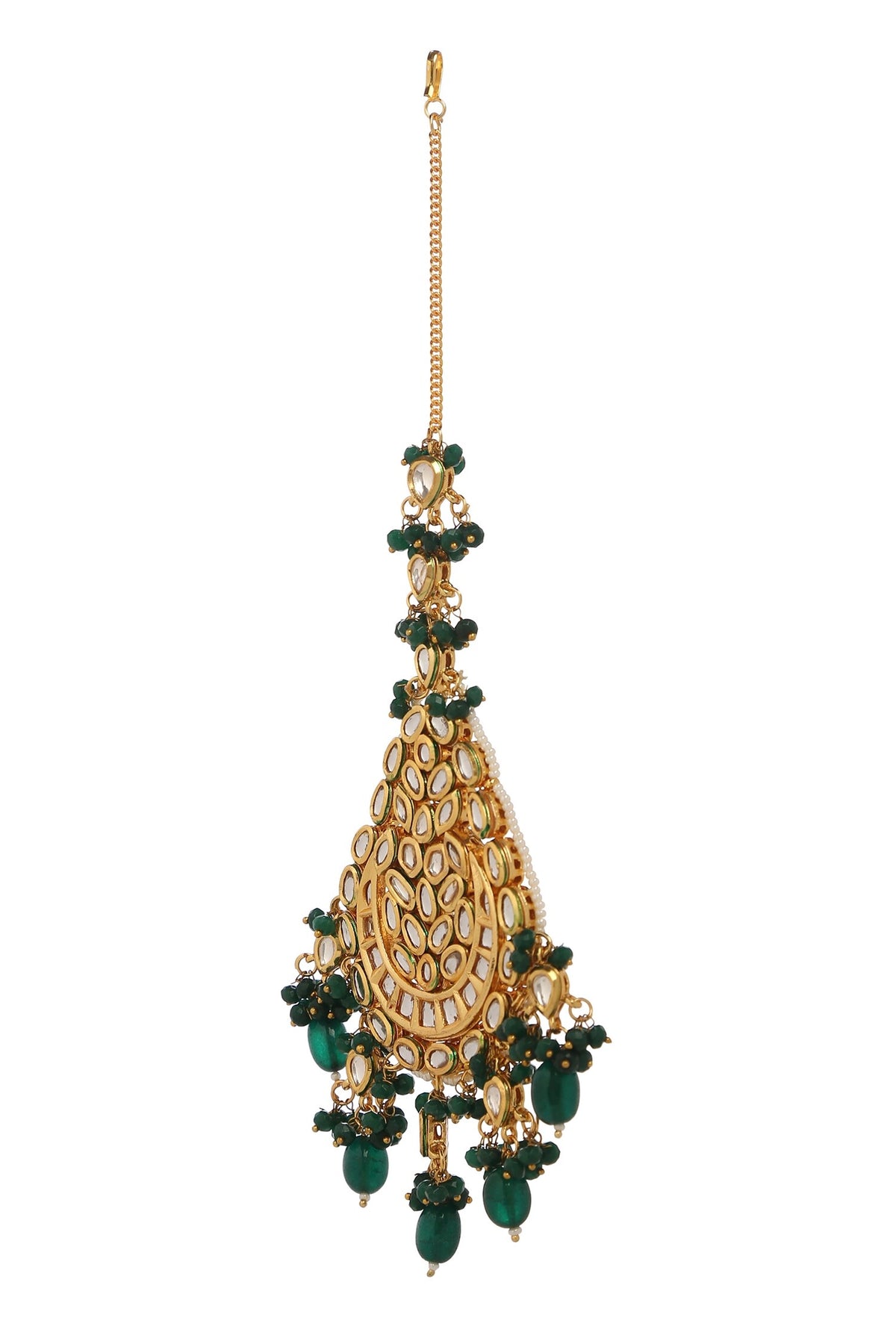Geometric Embellished Maangtika 