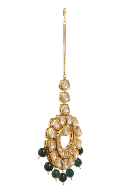 Kundan Embellished Maangtika 