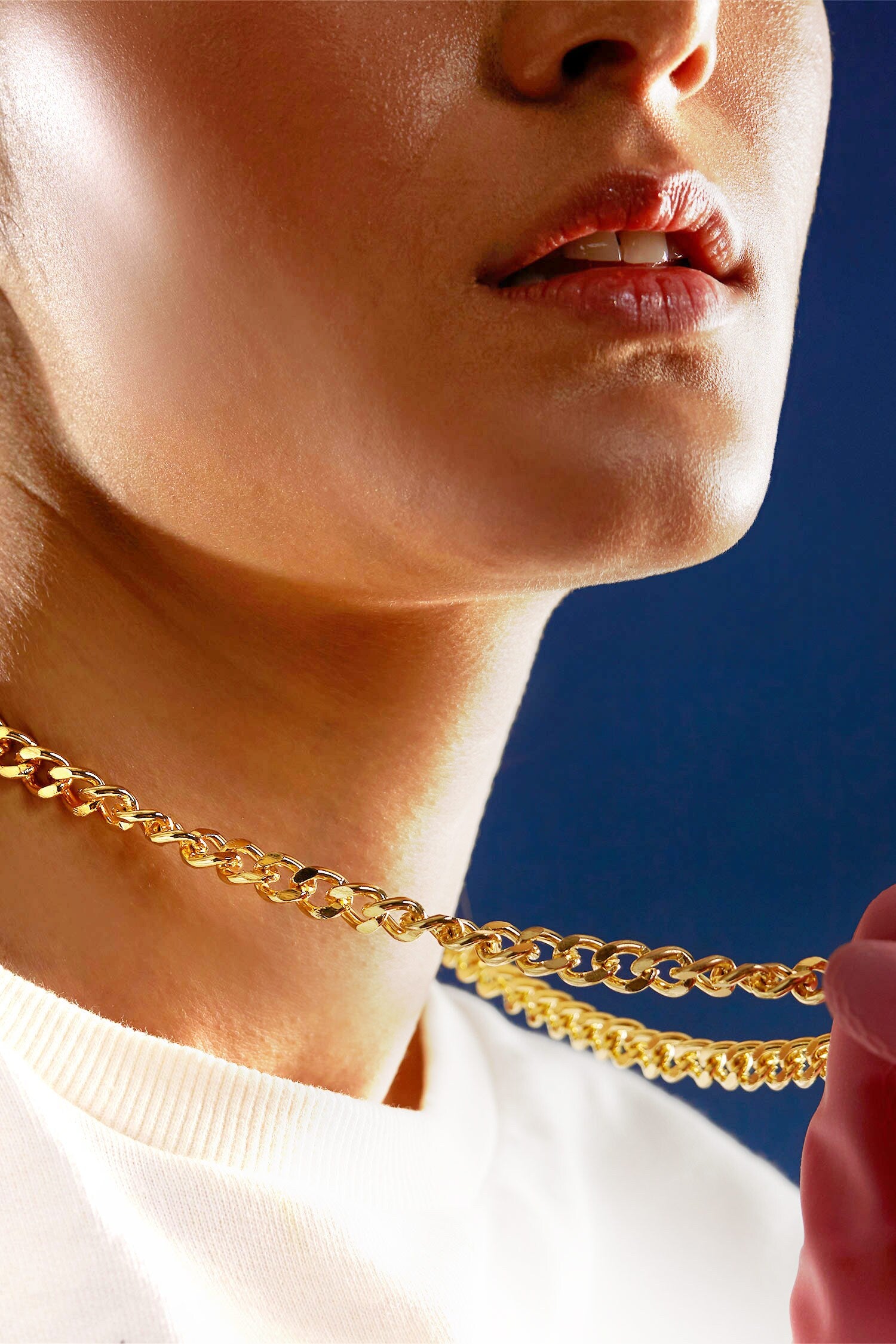 Handcrafted Unisex Chain Link Necklace  