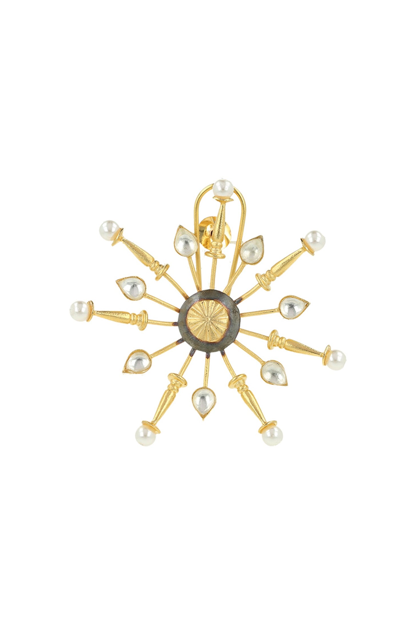 Ornamental Star Pattern Earrings 