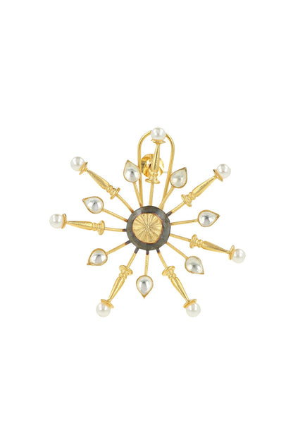 Ornamental Star Pattern Earrings 