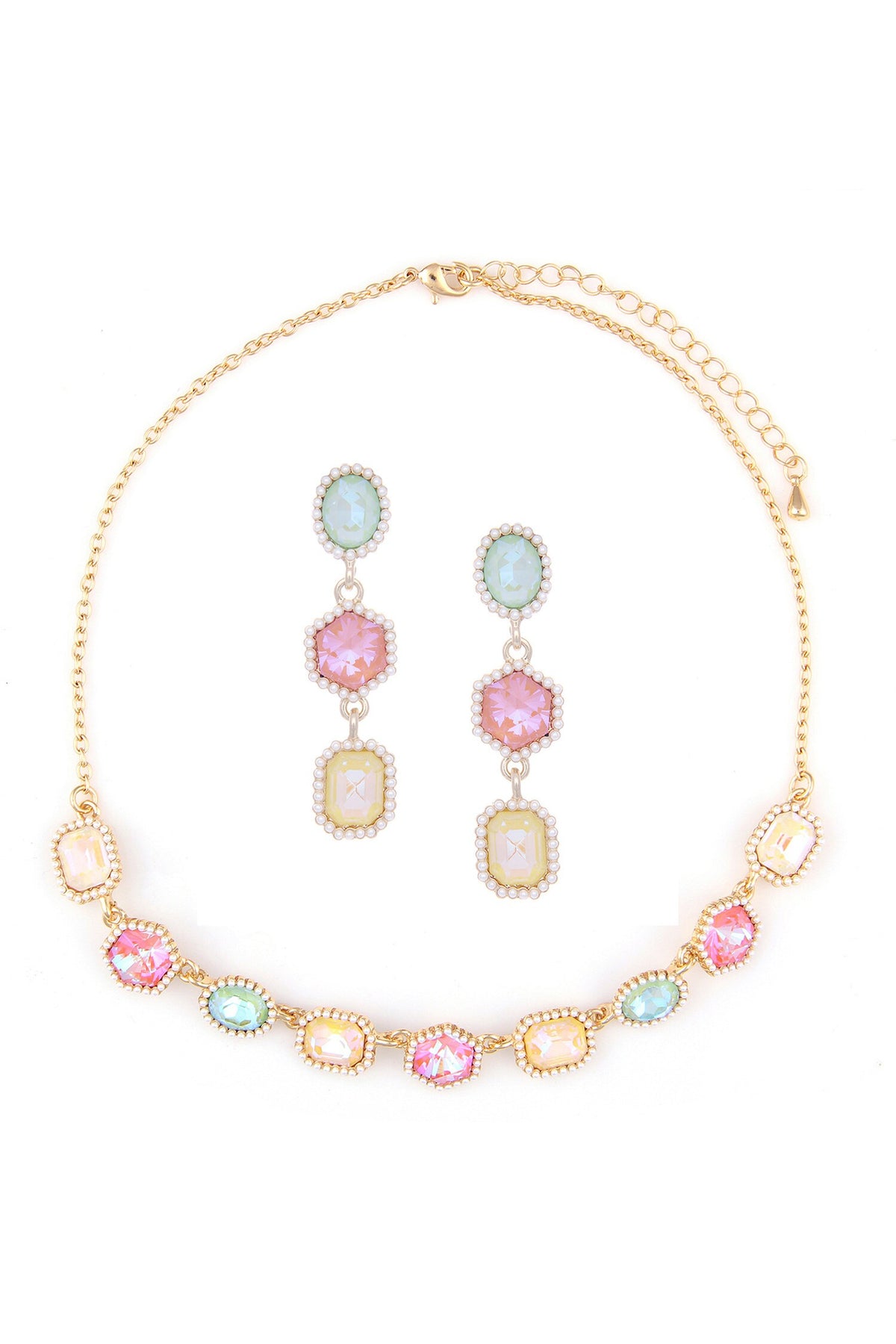 Dangler Crystal Stone Embellished Earrings 