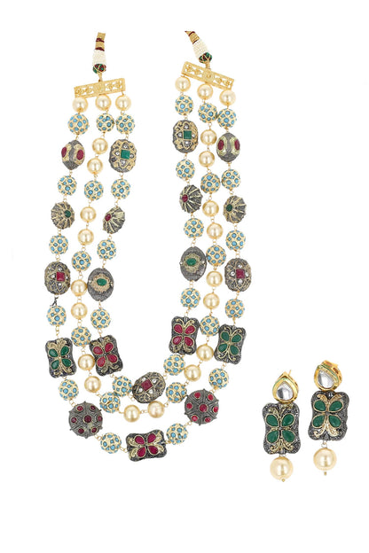 Layered Victorian Necklace Set 