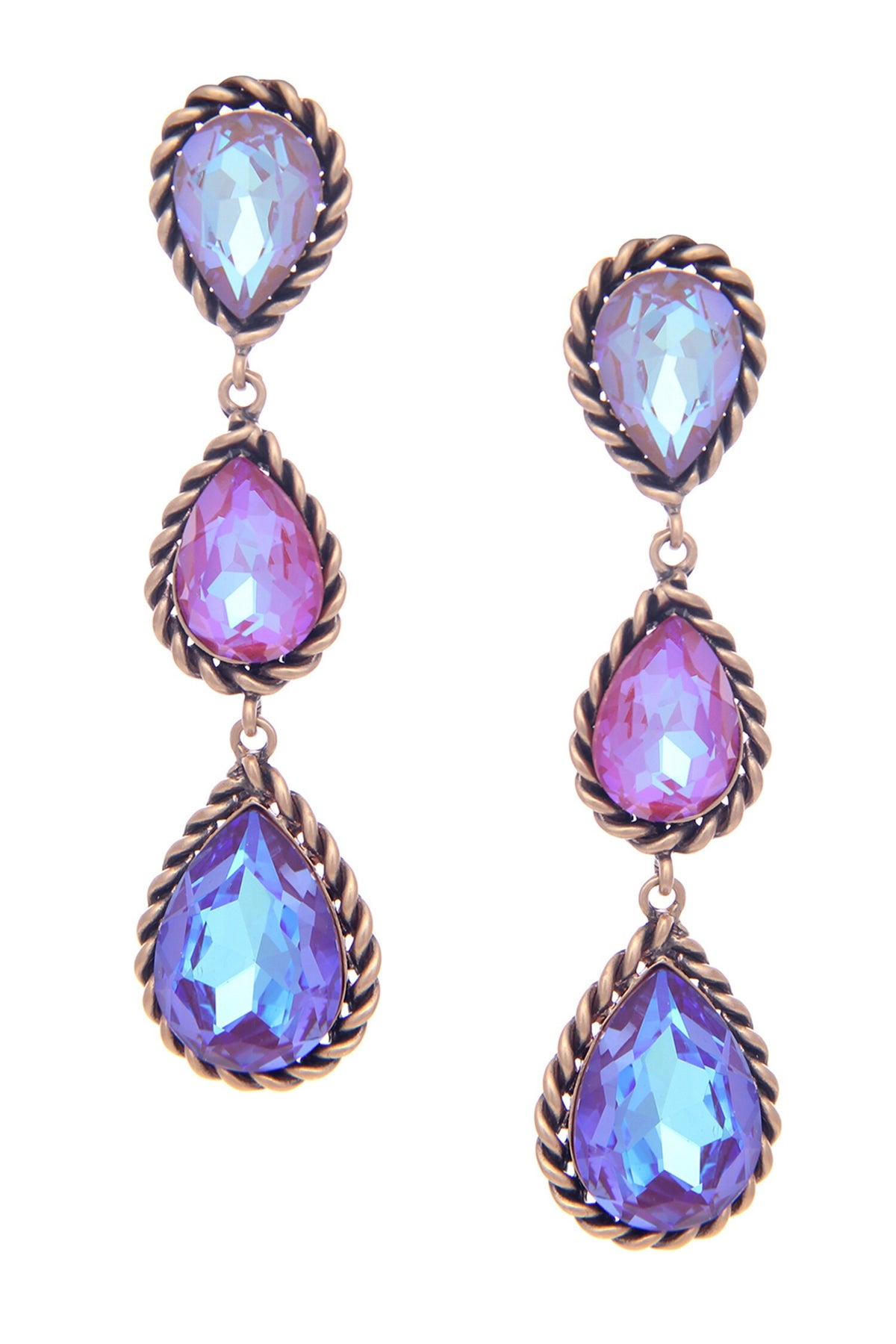 Crystal Embellished Drops 