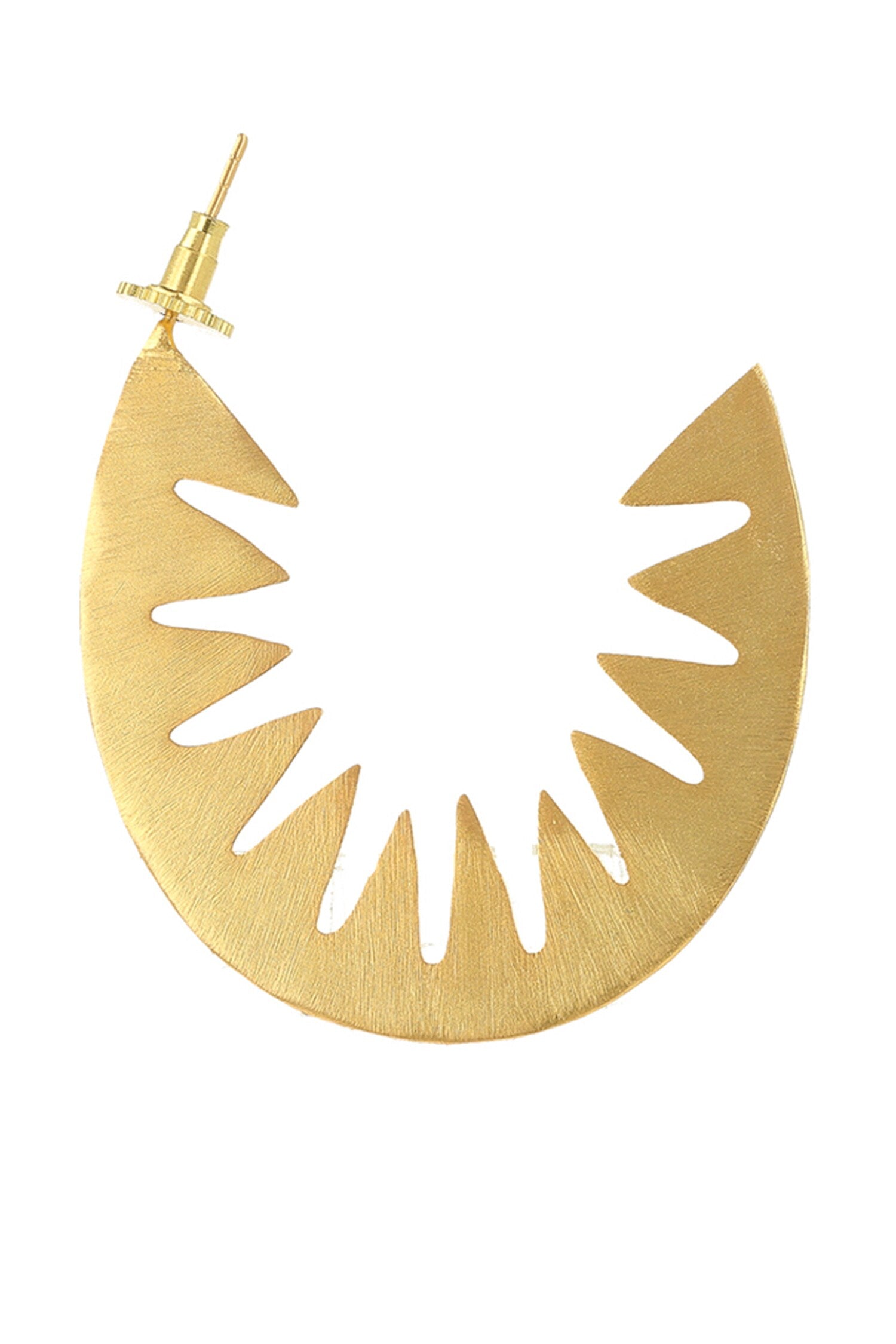 Sunrays Cut Work Earrings 