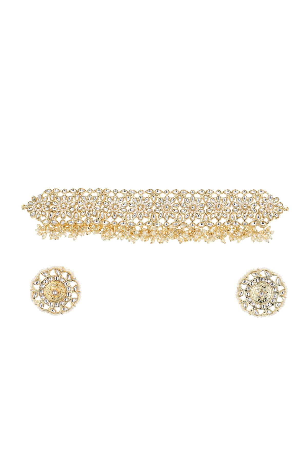 Floral Kundan Choker Set 