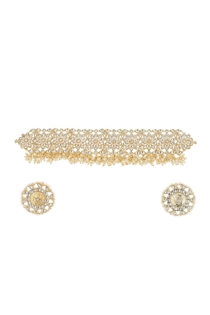 Floral Kundan Choker Set 