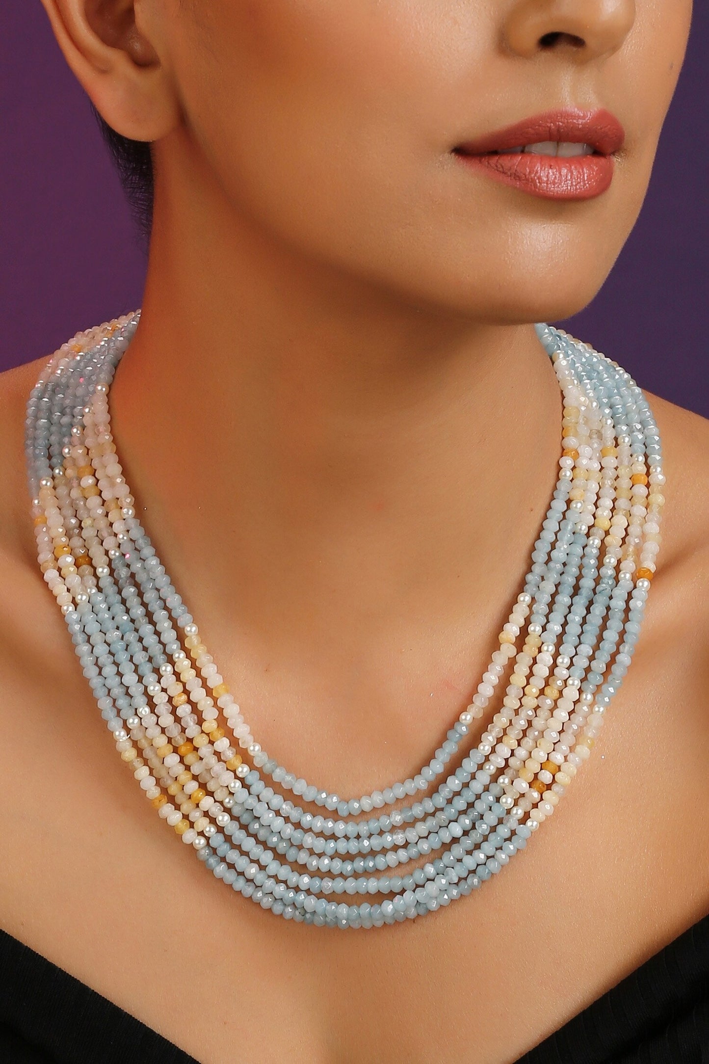 Beaded Layered Necklace 