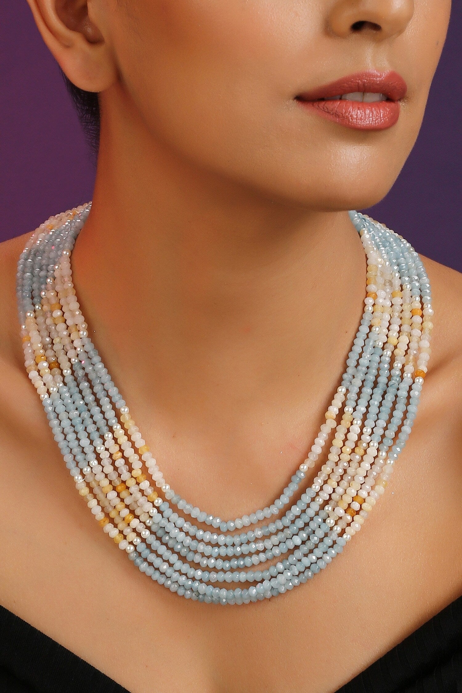 Beaded Layered Necklace 