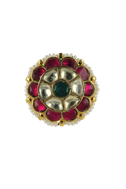 Ruby Embellished Ring 