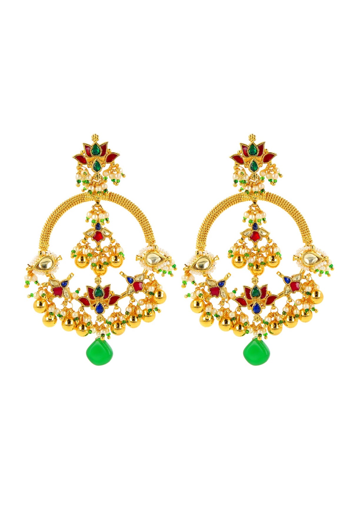 Kundan Embellished Earrings 