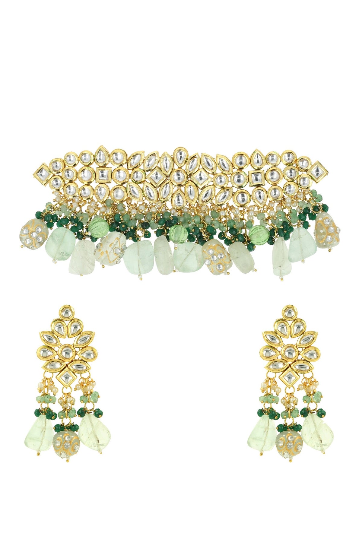 Kundan Embellished Choker Set 