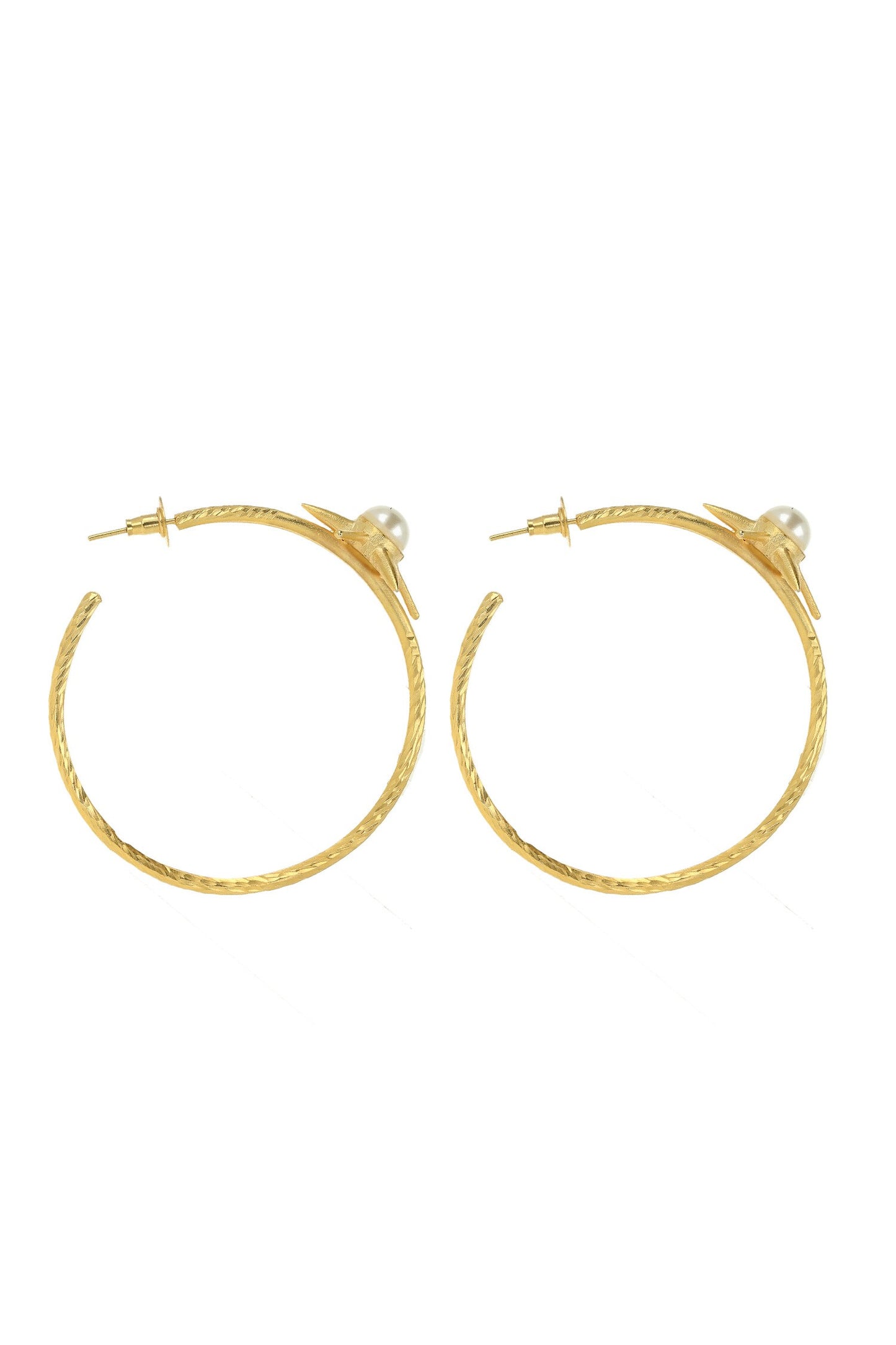 Star Embellished Hoops 