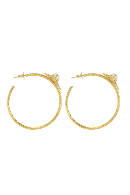 Star Embellished Hoops 