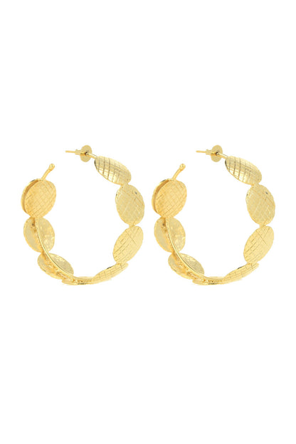 Checkered Pattern Hoops 