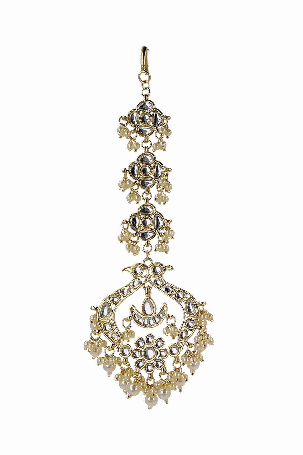 Pearl Embellished Maangtikka 