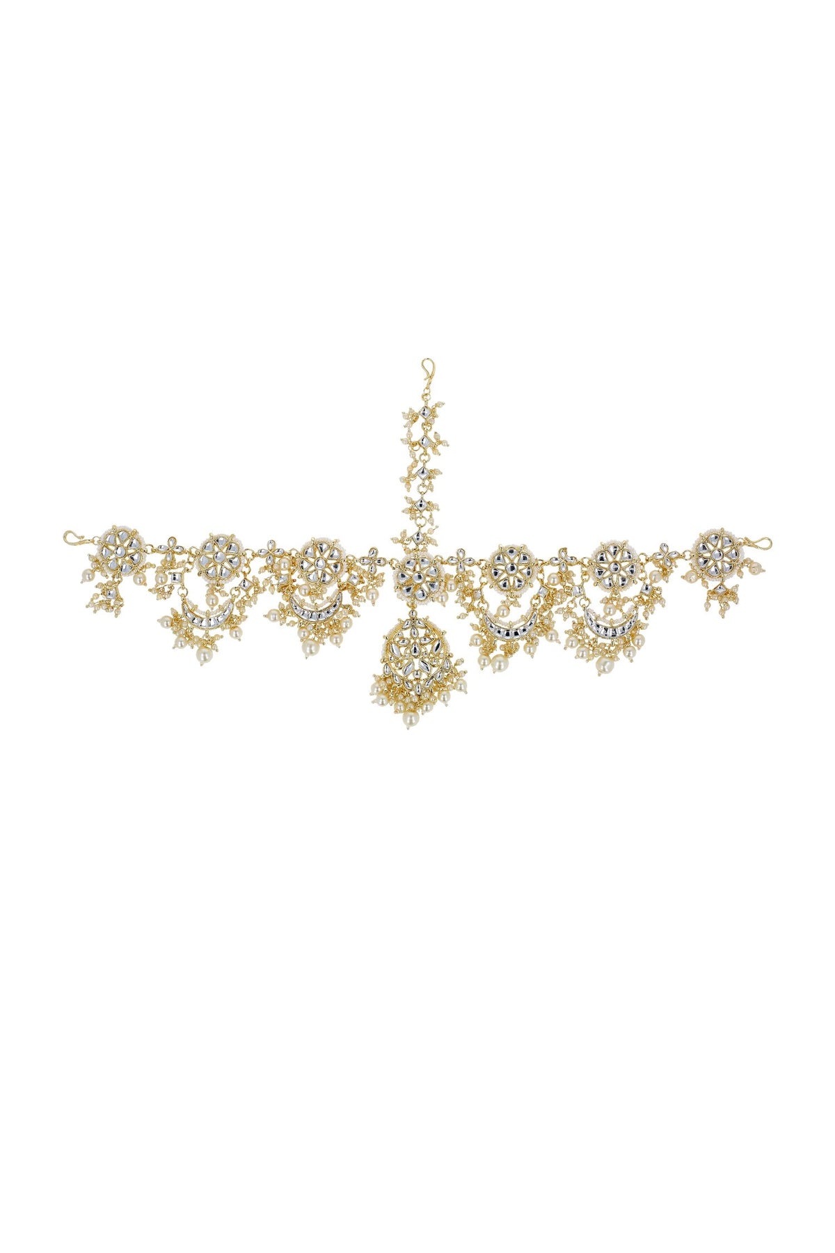 Floral Embellished Sheeshpatti 