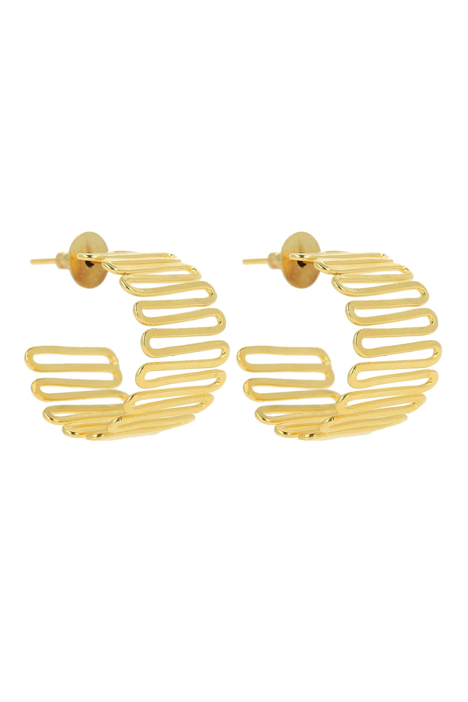 Zig Zag Pattern Hoops 