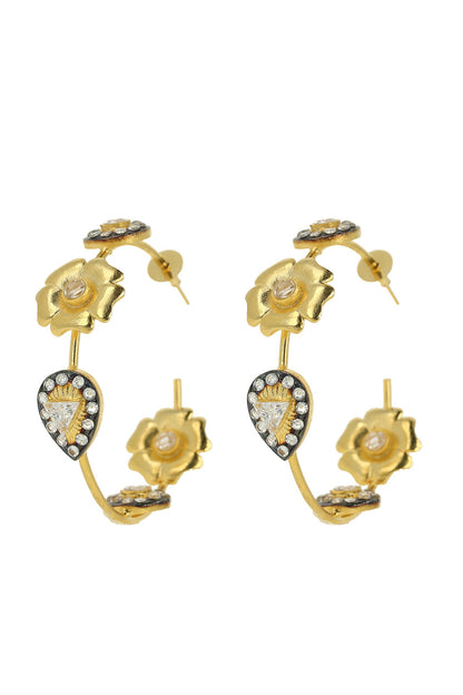 Floral Shaped Hoops 