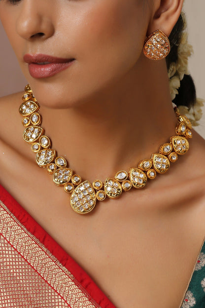 Pearl Shaped Necklace Set 