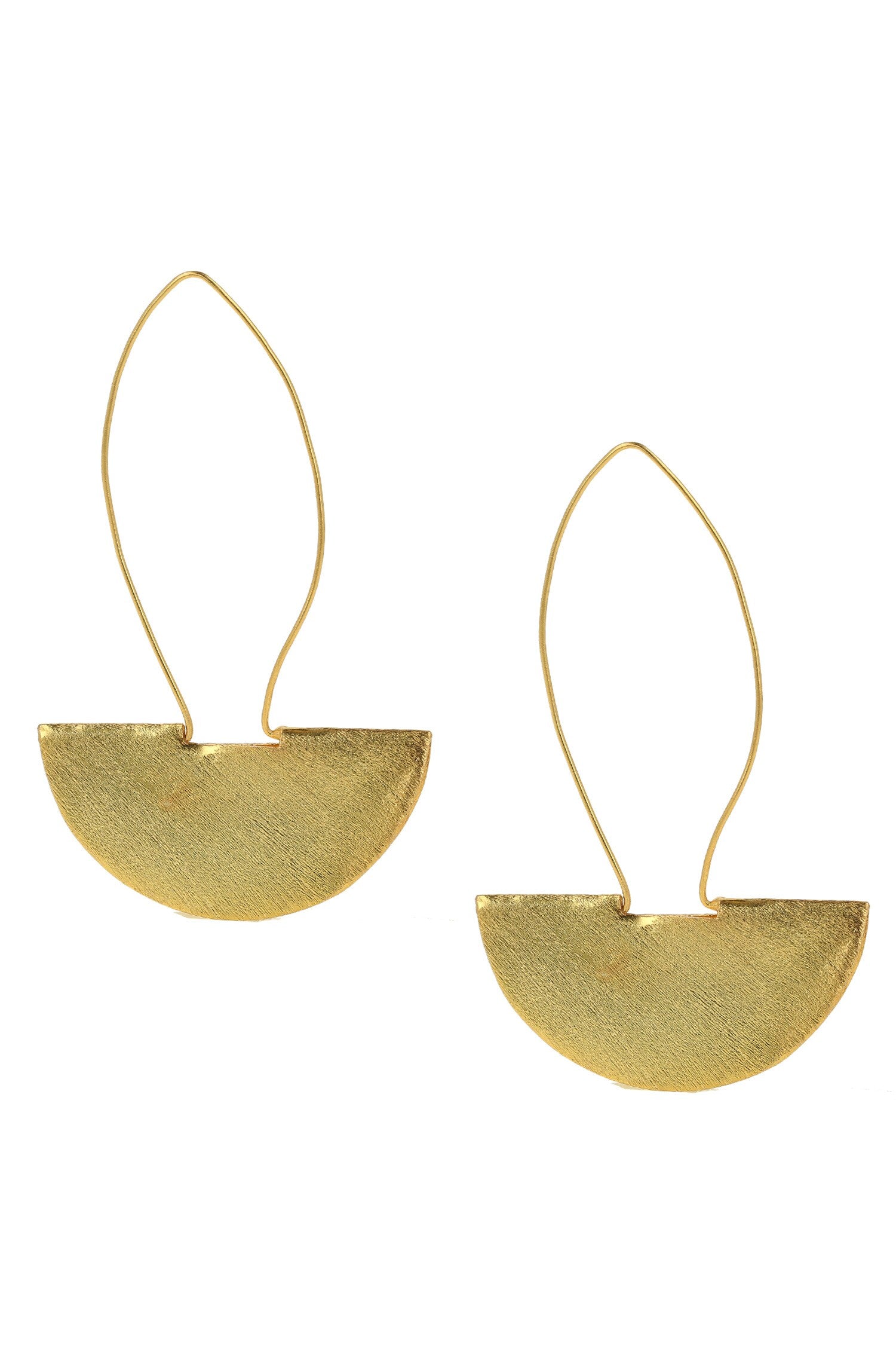 Taco Shaped Dangler Earrings 