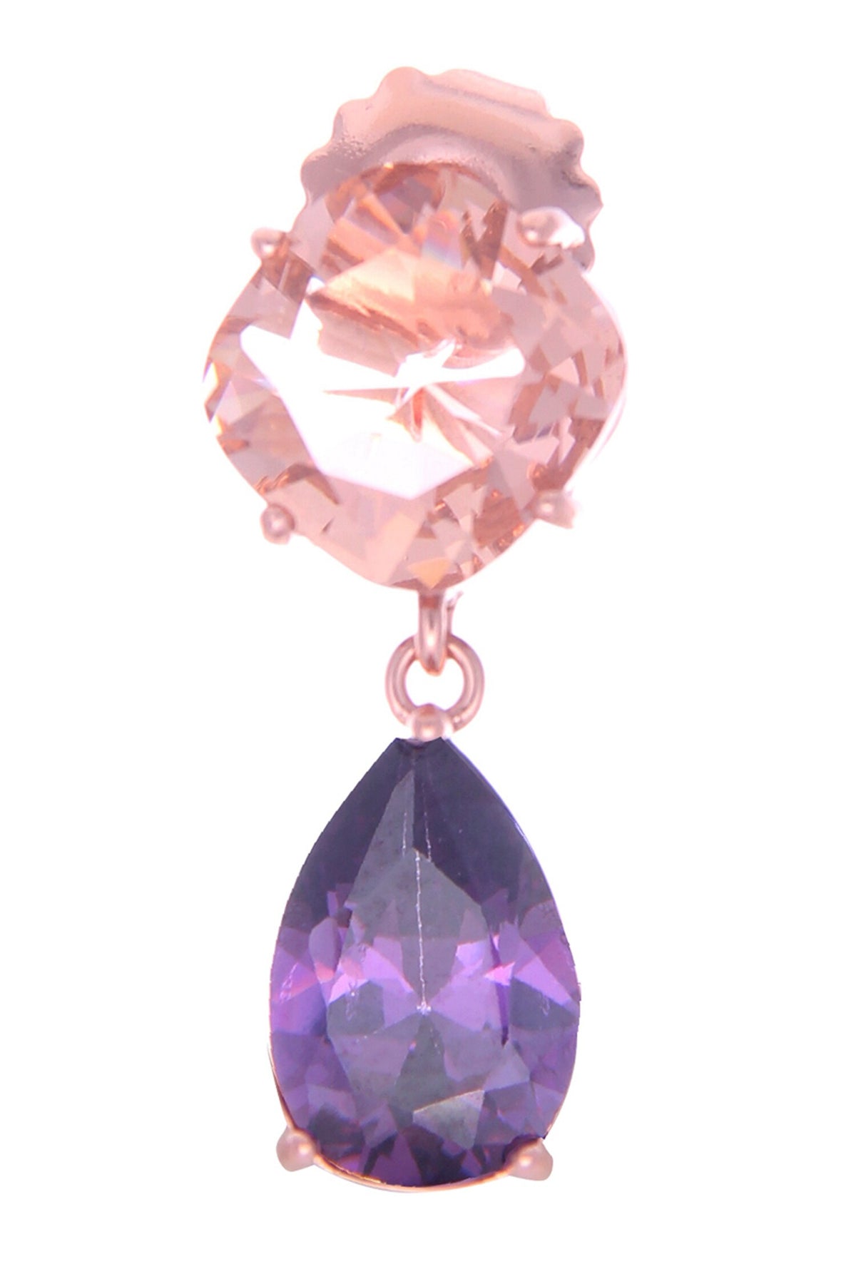 Crystal Tear Drop Shaped Earrings 