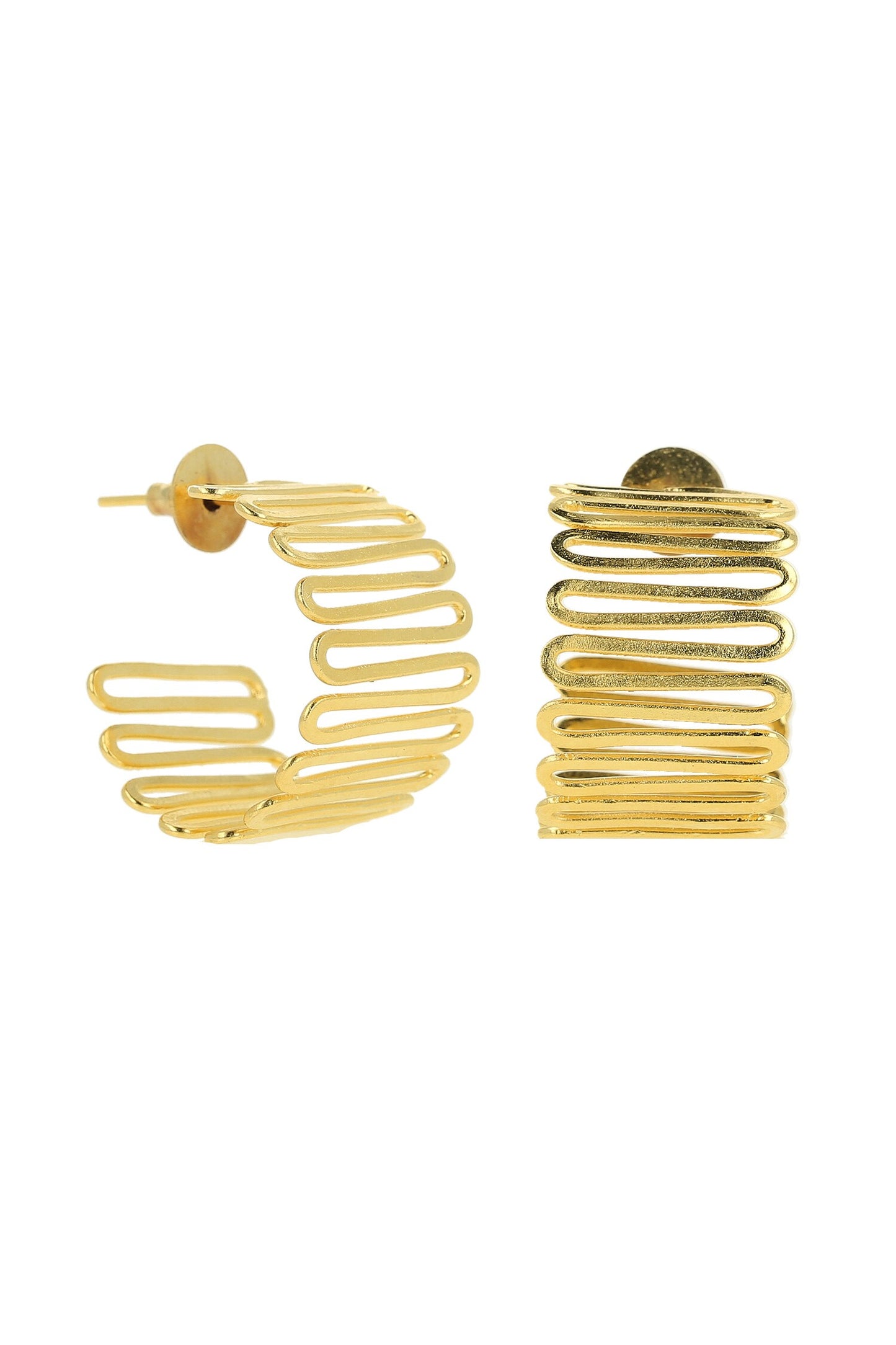 Zig Zag Pattern Hoops 