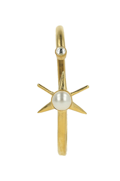 Star Embellished Open Bracelet 