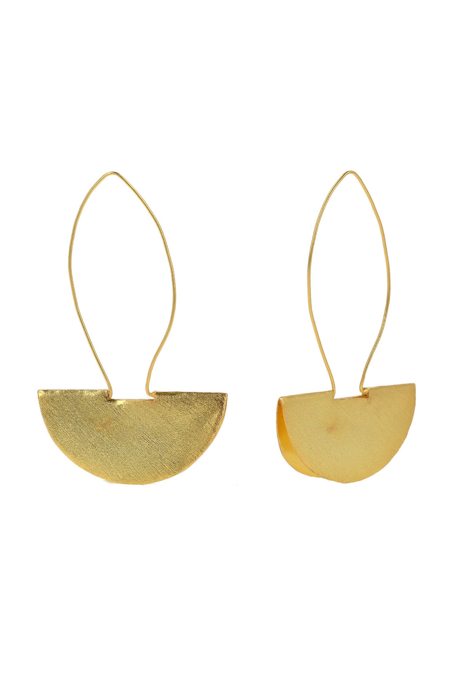 Taco Shaped Dangler Earrings 