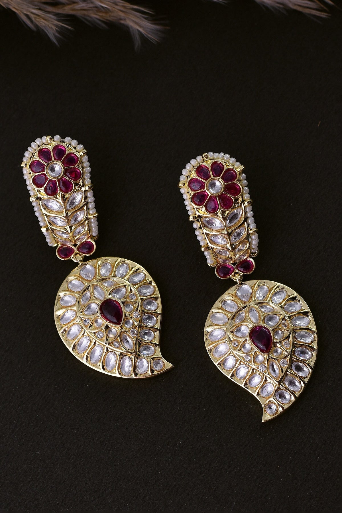 Kundan Embellished Earrings 