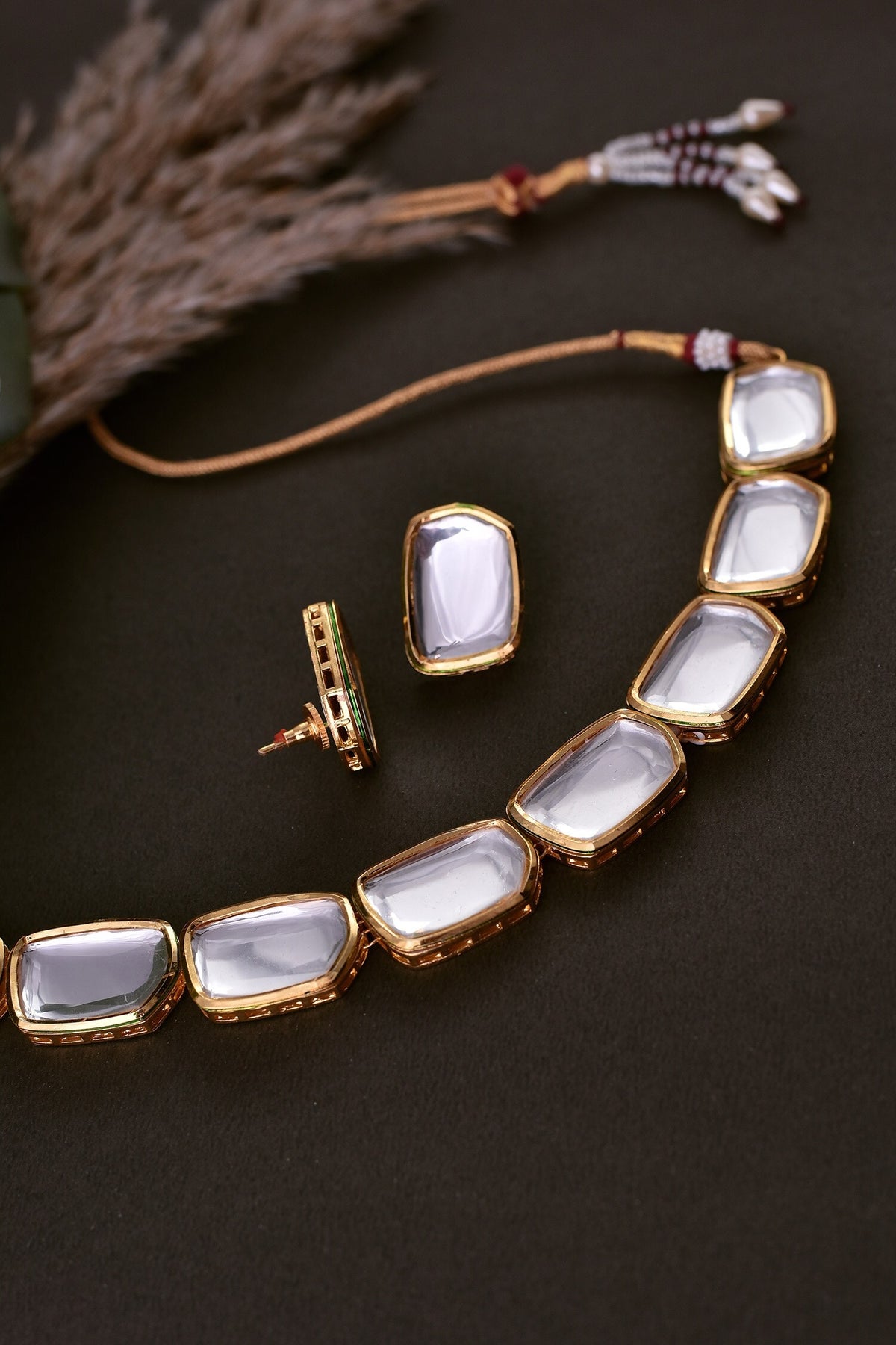 Geometric Shaped Choker Set 