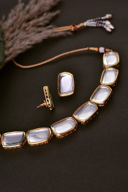 Geometric Shaped Choker Set 