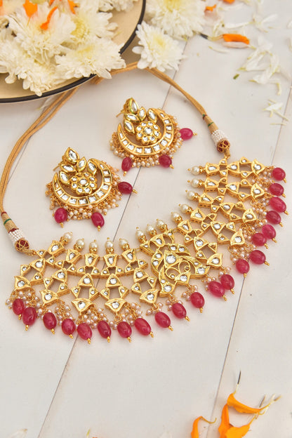 Kundan Embellished Choker Set 