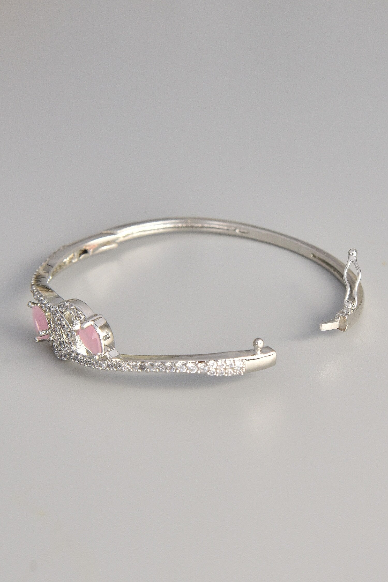 Rose Quartz Embellished Bracelet 