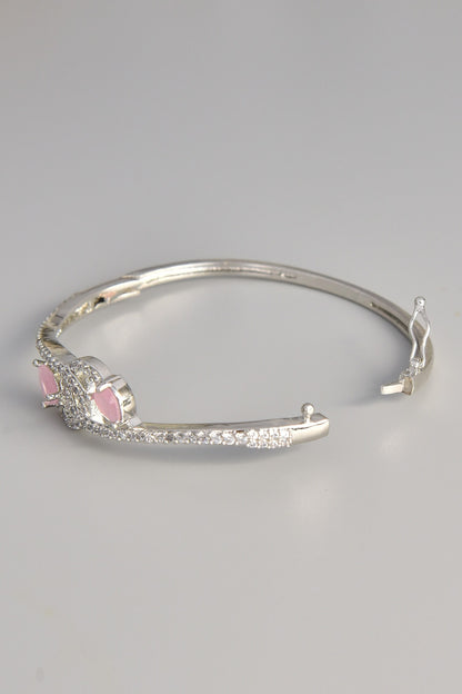 Rose Quartz Embellished Bracelet 