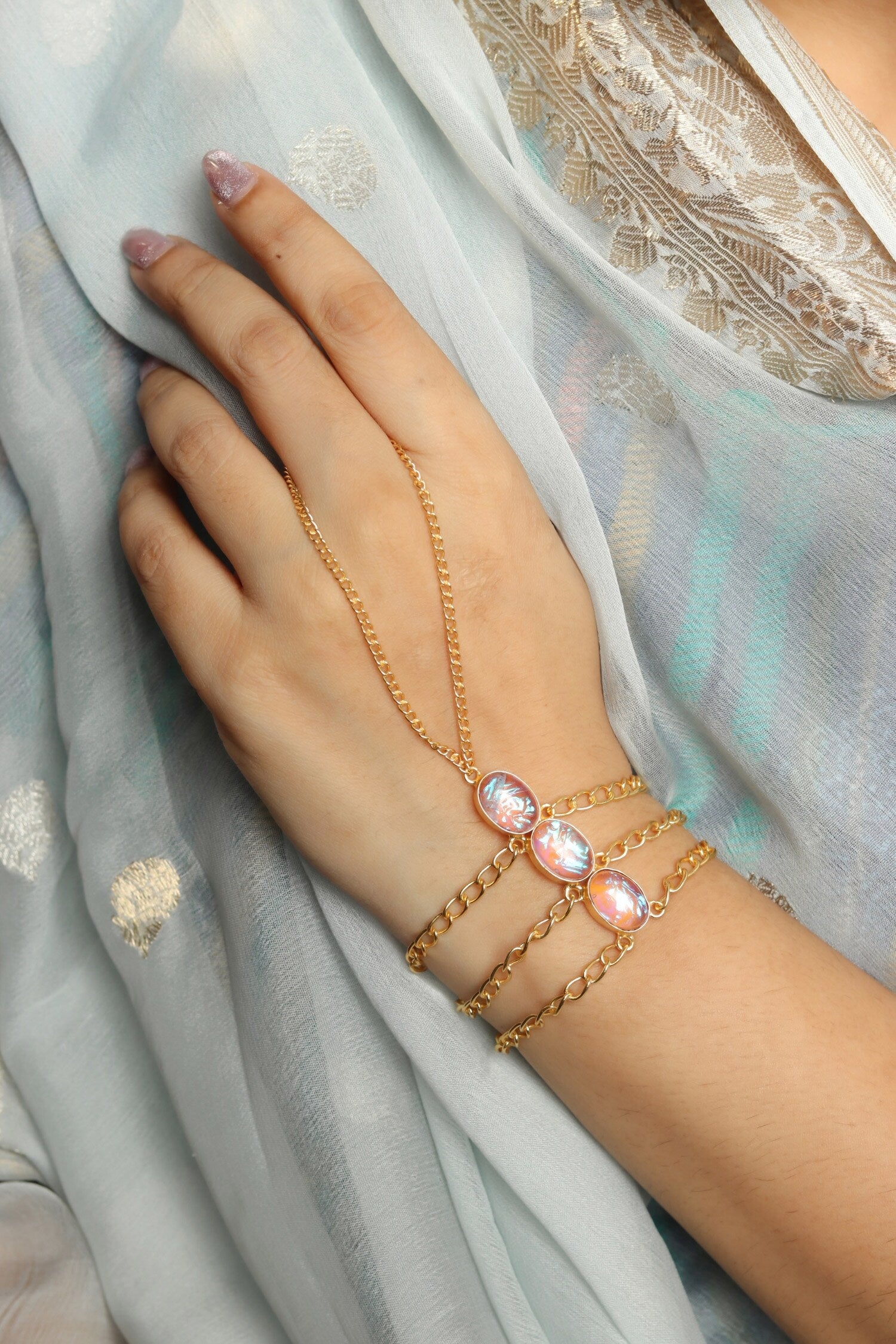 Stone Embellished Bracelet 