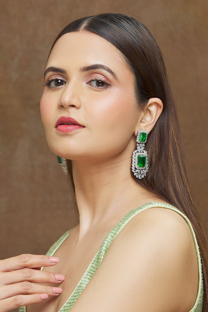 Emerald Doublet Earrings 