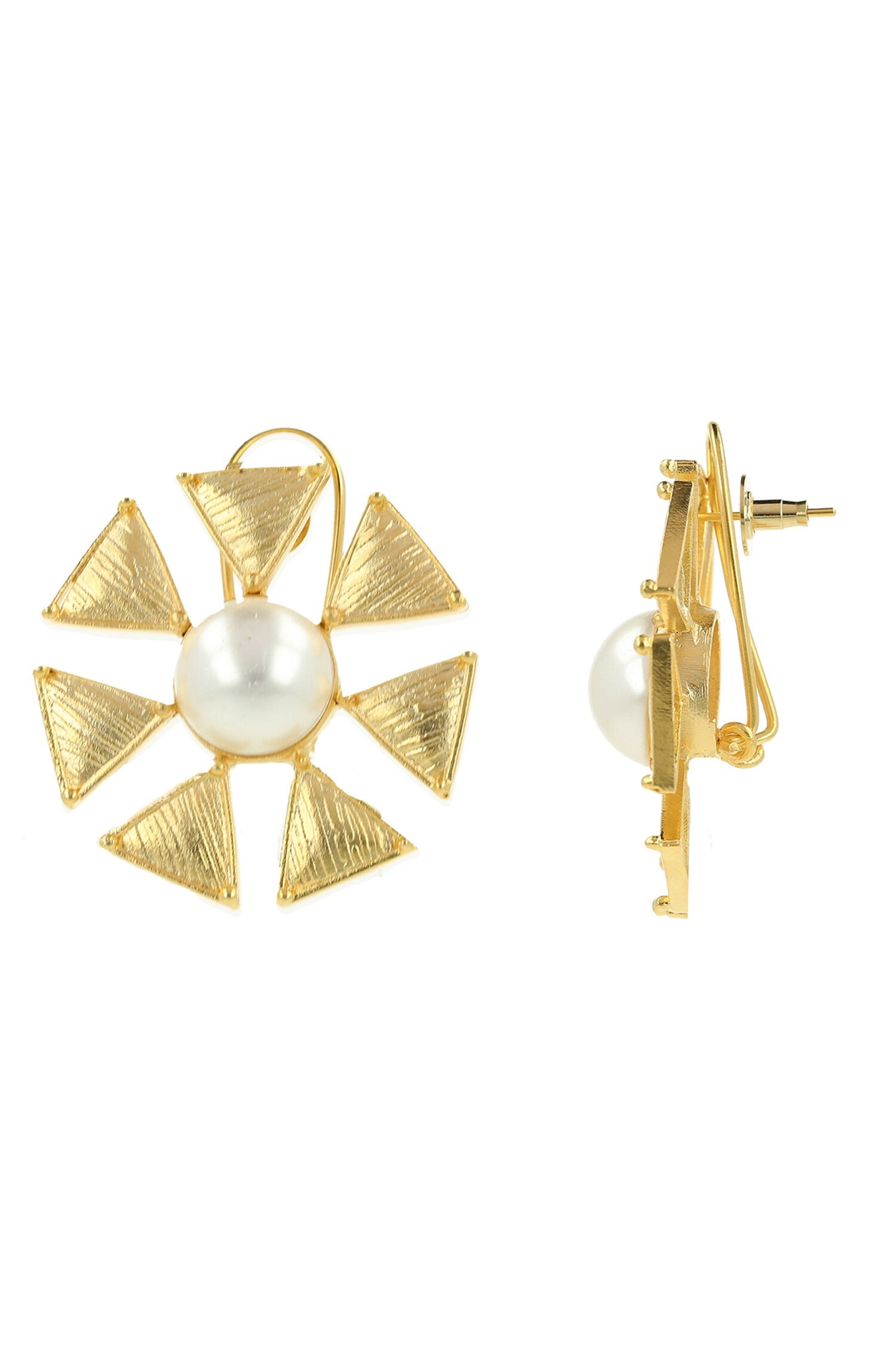Stone Embellished Earrings 