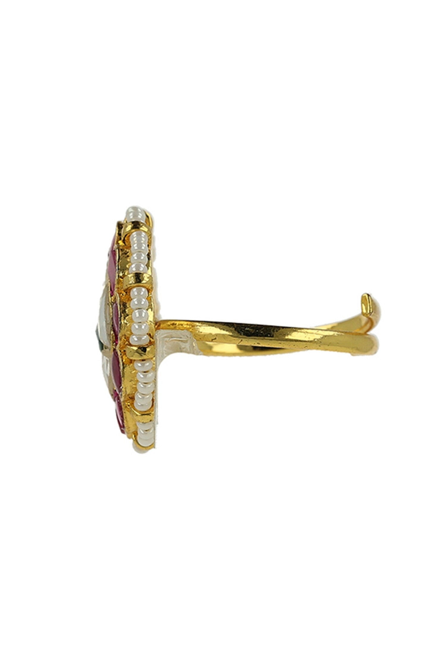 Ruby Embellished Ring 
