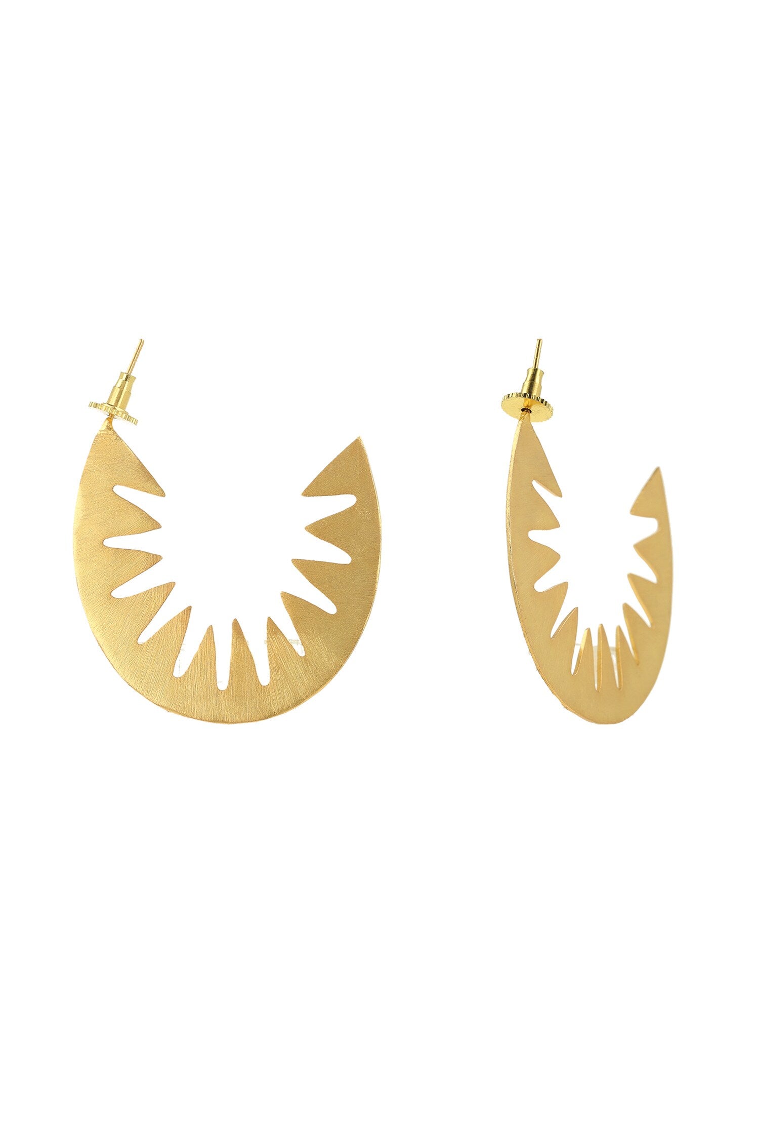 Sunrays Cut Work Earrings 
