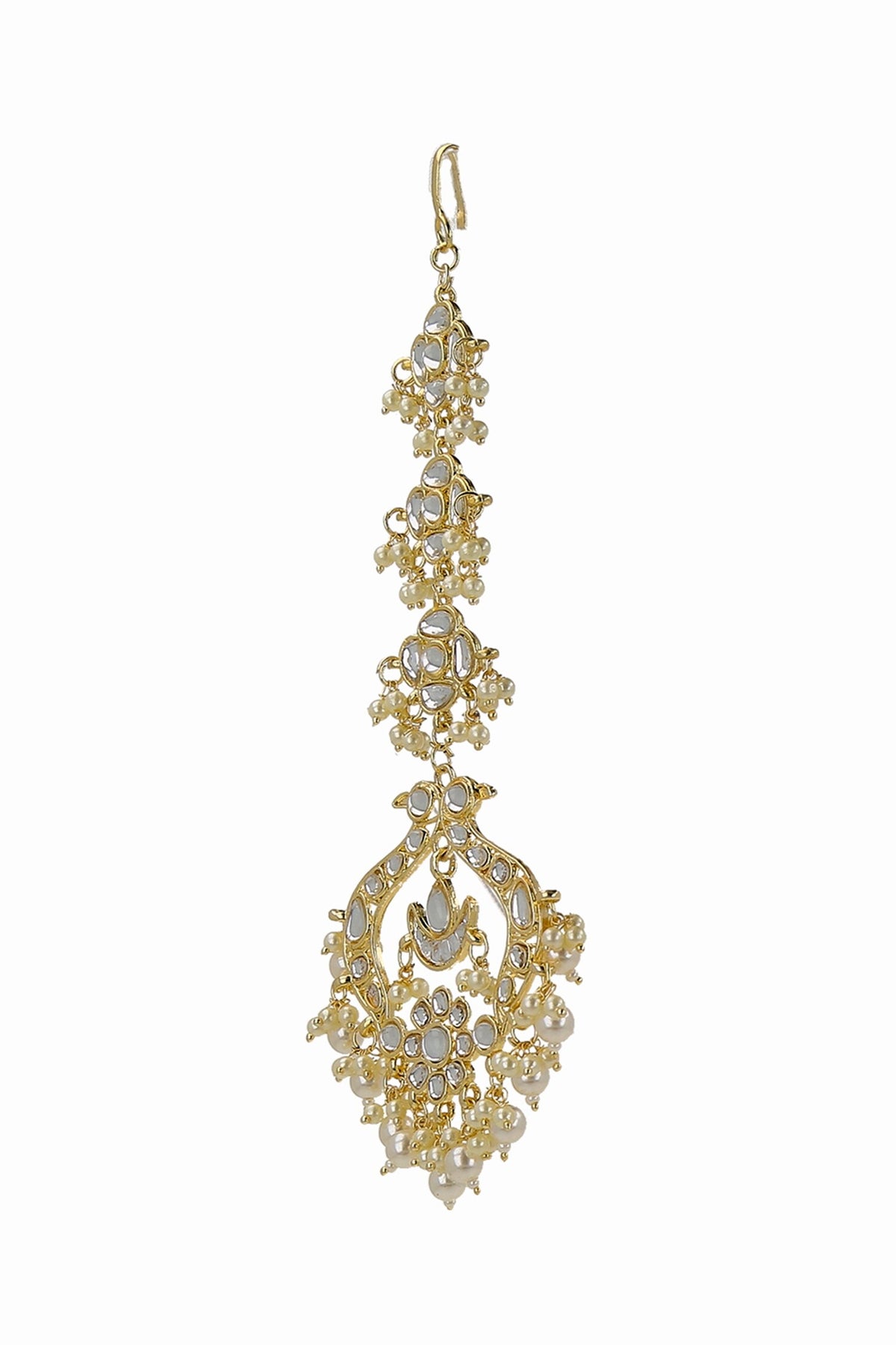 Pearl Embellished Maangtikka 