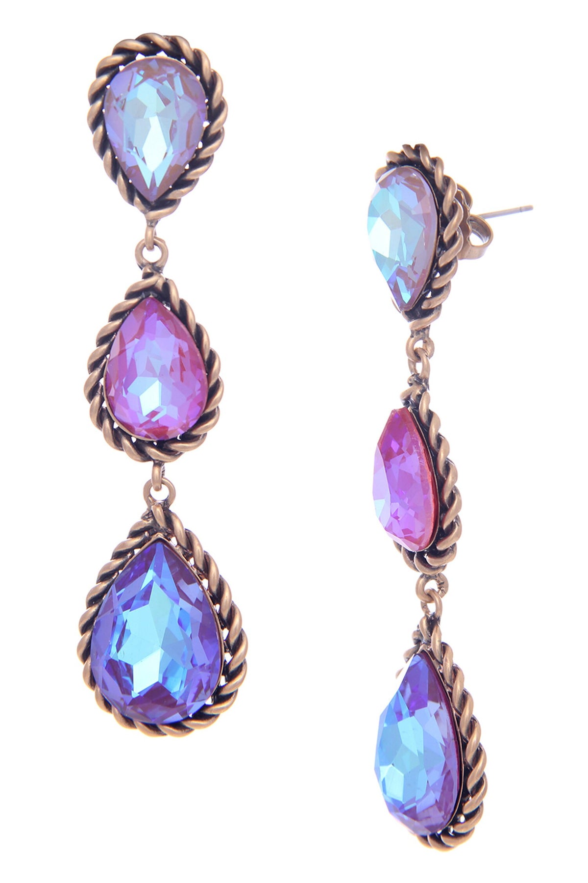 Crystal Embellished Drops 