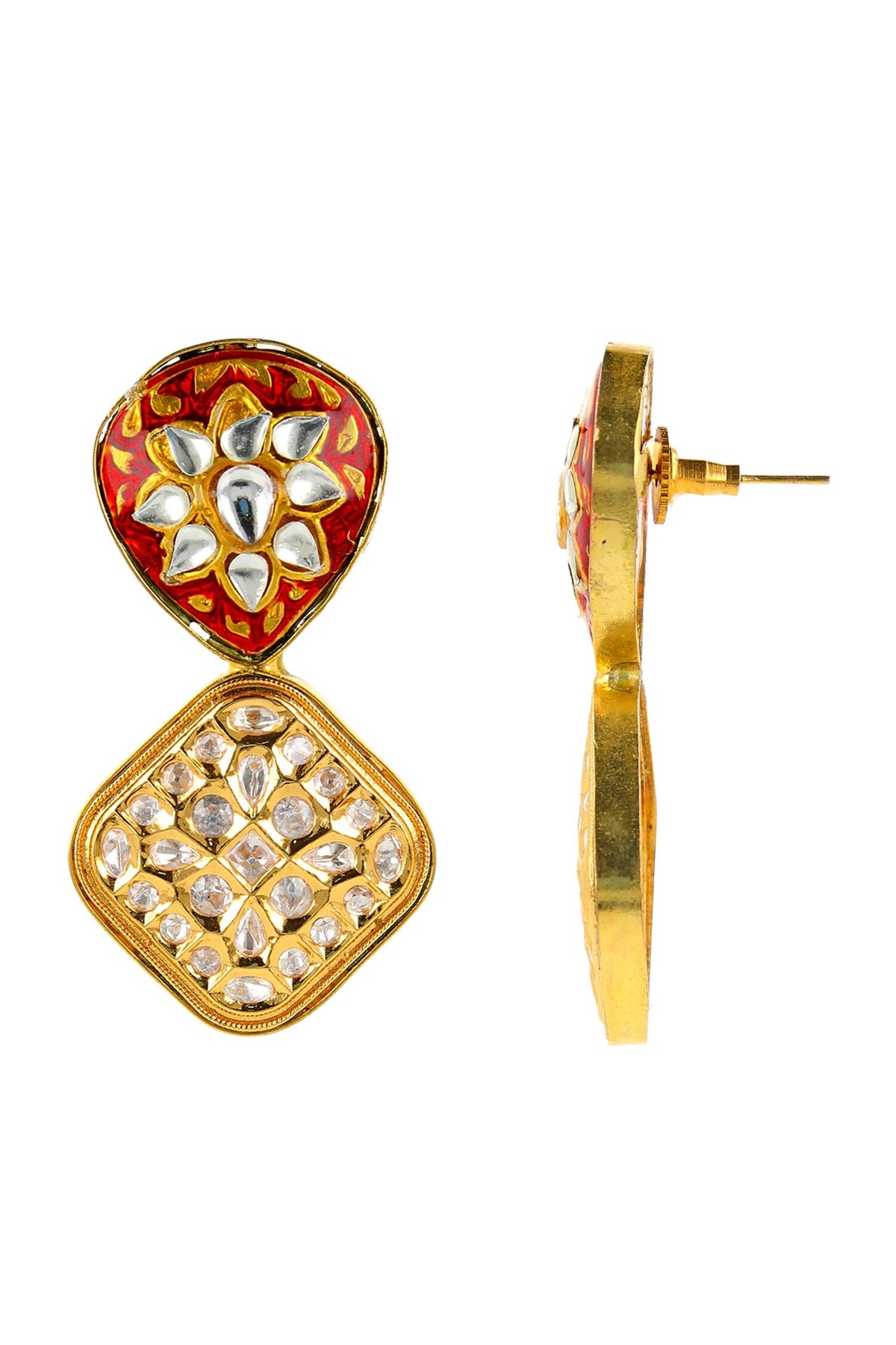Oval Shaped Earrings 