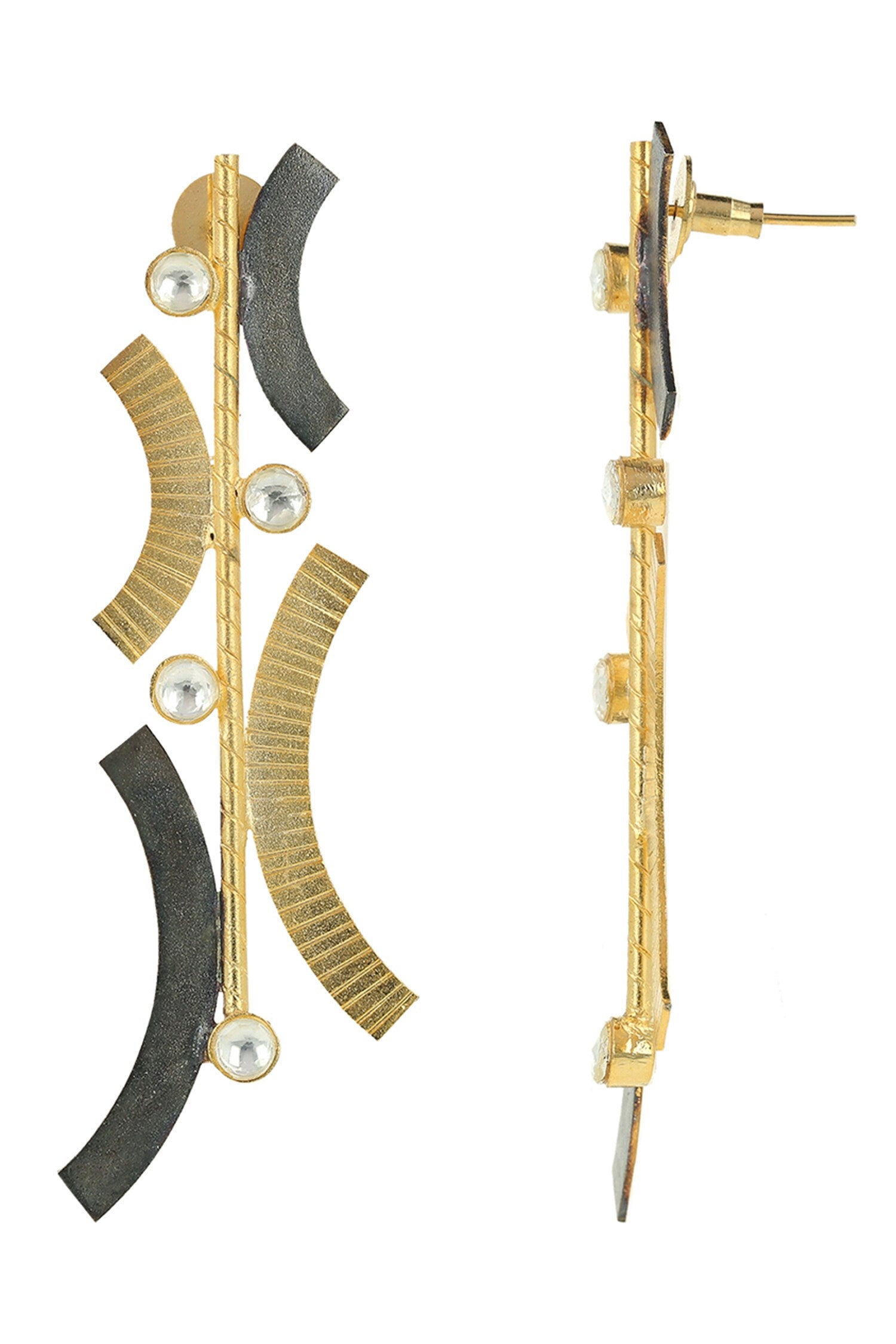 Linear Shaped Earrings 