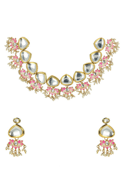 Lotus Drop Choker Set 