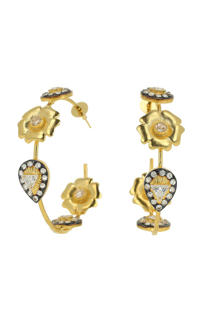 Floral Shaped Hoops 